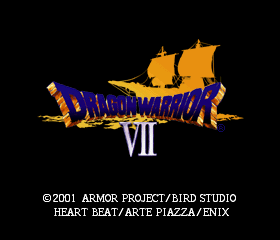 Dragon Warrior VII Title Screen